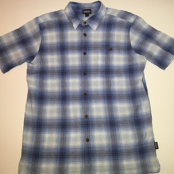 Patagonia Men’s button down short sleeve Size L - Picture 1 of 4